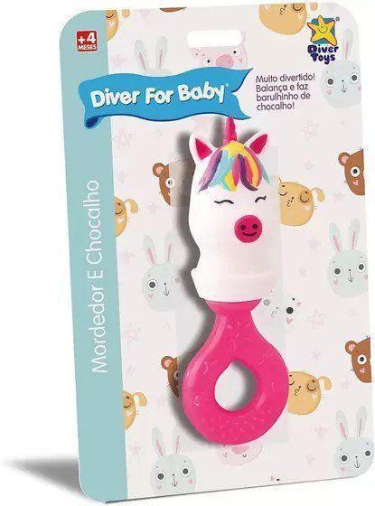 Imagem de Mordedor Chocalho Unicornio Diver For Baby R.8174 Diver Toys