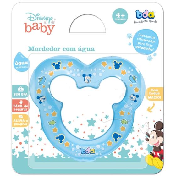 Imagem de Mordedor Com Água Disney Baby Mickey Azul 3307 - Toyster