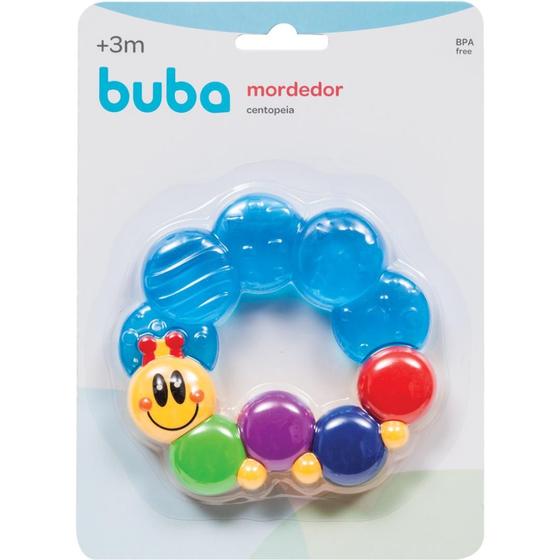 Imagem de Mordedor Com Água Gelado Massageador Alivia Dor da Gengiva e Dentes do Bebê Buba