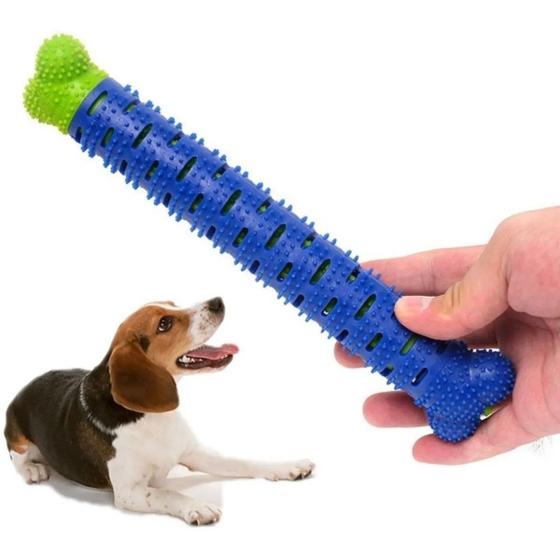 Imagem de Mordedor Osso Removedor de Tártaros Para Cães  Chewbrush A solução perfeita para a saúde bucal dos cães