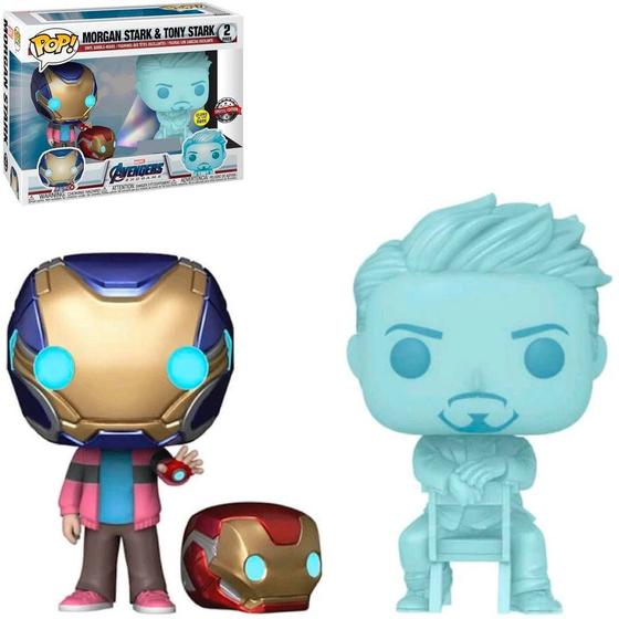 Imagem de Morgan Stark & Tony Stark Avengers Funko Pop (2 Pack)