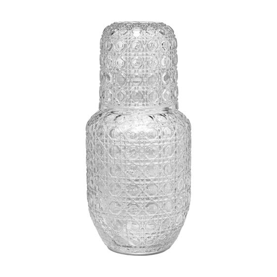 Imagem de Moringa de Vidro com Copo Treliça 500ml/145ml - Wolff