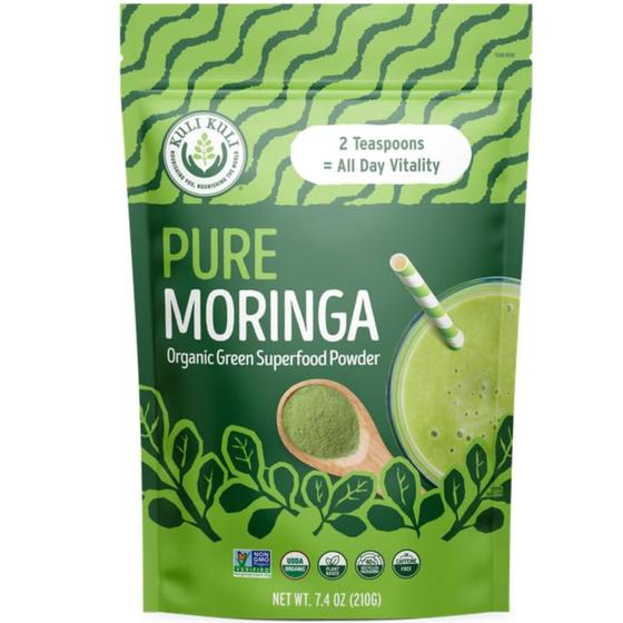 Imagem de Moringa em pó vegetal Kuli Kuli 220mL