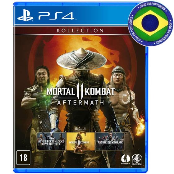Imagem de Mortal Kombat Aftermath PS4 Mídia Física Dublado em Português