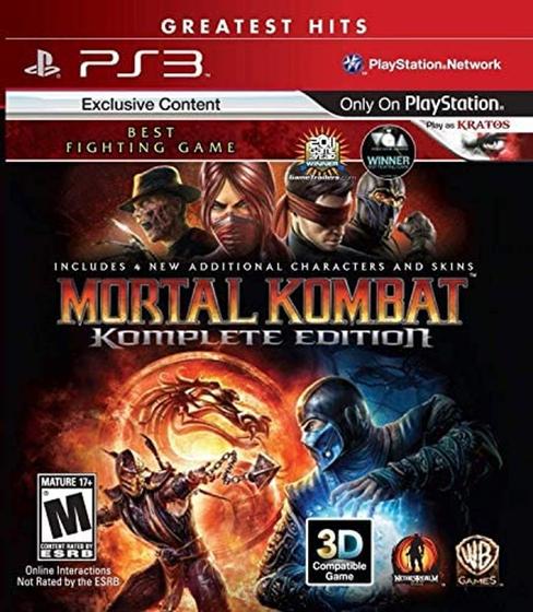 Imagem de MORTAL KOMBAT KOMPLETE EDITION  - PS 3 - Mídia Física Original