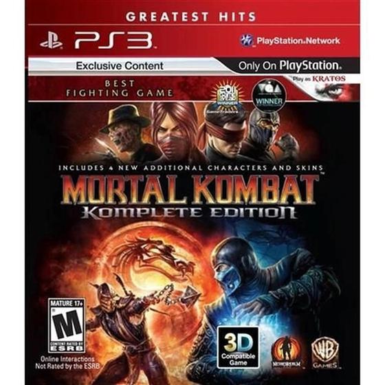 Jogo Mortal Kombat Komplete Edition - Playstation 3 - Warner Bros Interactive Entertainment