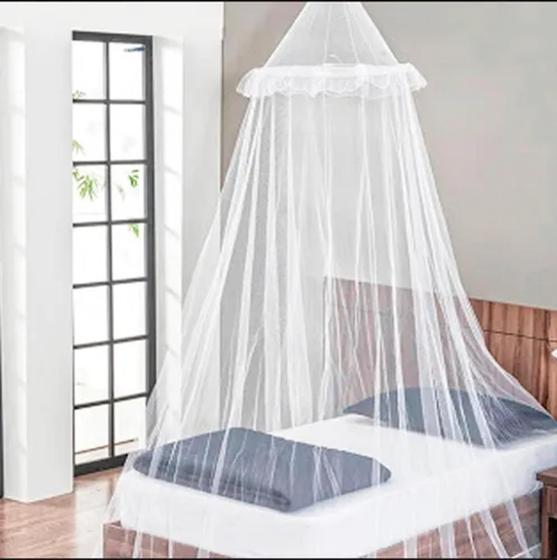 Imagem de Mosqueteiro para cama solteiro (3x9) m de tule  