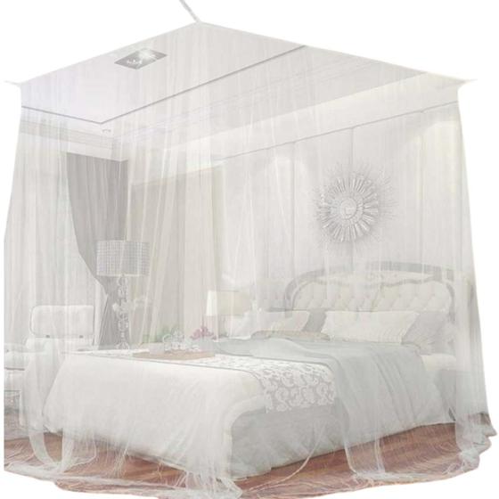 Mosquiteiro De Teto Para Cama De Casal Queen Super King Menor preço em Mosquiteiro De Teto Para Cama De Casal Queen Super King