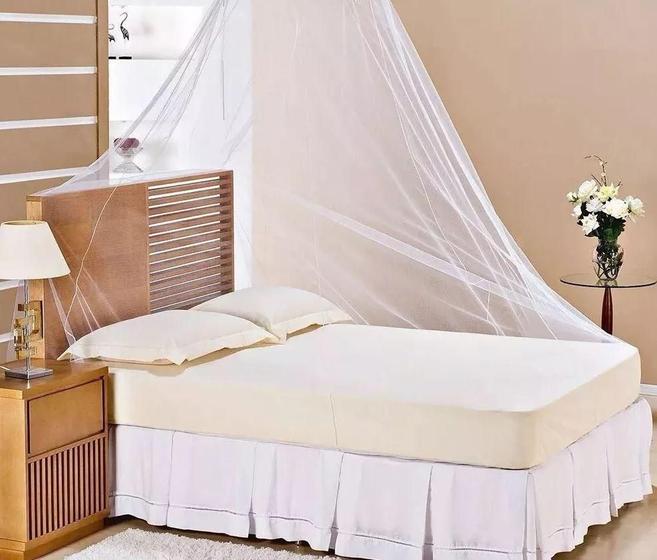 Imagem de Mosquiteiro de teto para colchão casal, solteiro e queen - gifran têxtil