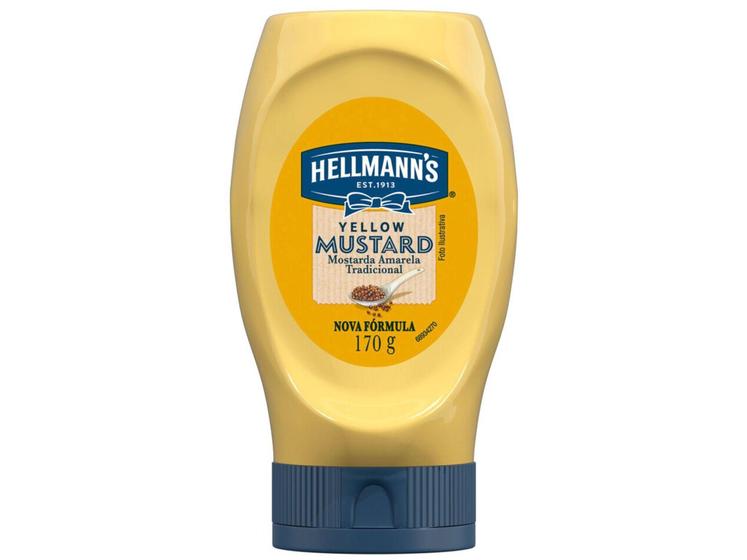 Imagem de Mostarda Amarela Hellmanns Yellow Mustard 170g