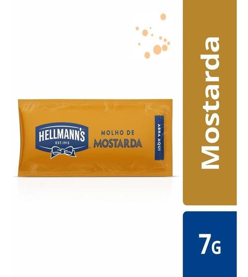 Imagem de Mostarda Hellmanns Sache 7g Caixa 168 Unidades