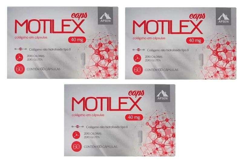 Imagem de Motilex Colágeno KIT C/03 Cx C/60