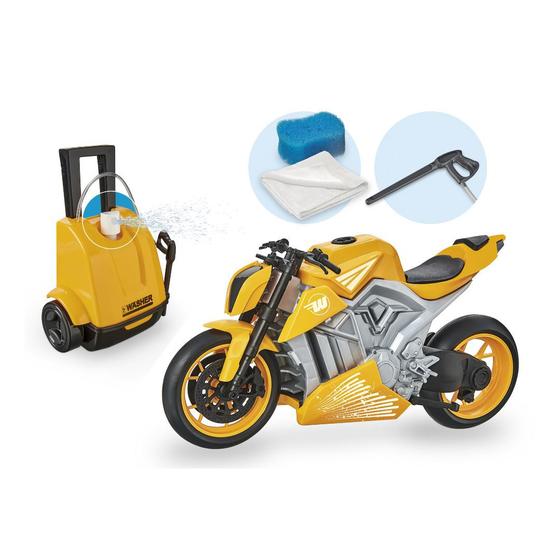 Imagem de Moto De Brinquedo Radical Wash Garage Com Vários Acessórios