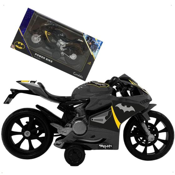 Imagem de Moto de Fricção Batman Power Bike Candide 9072