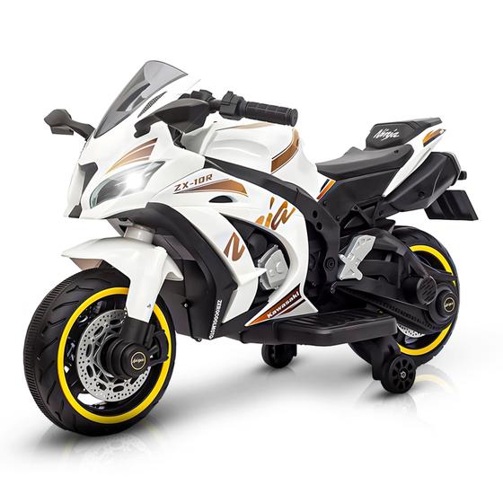 ラズ Moto Elétrica Esportiva Realista 12v Com Som E Luz Cor