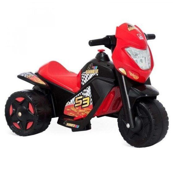 Imagem de Moto Elétrica Infantil Ban Moto 6V Preto Brinquedos Bandeirante