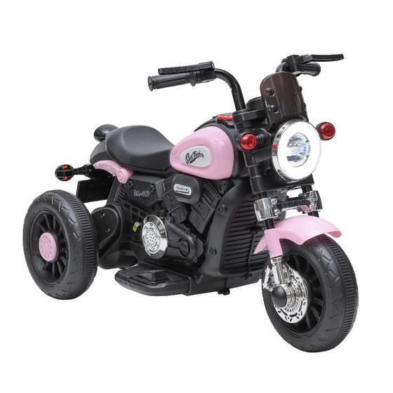 Imagem de Moto Elétrica Infantil Mini Harley 6V Rosa - Zippy Toys