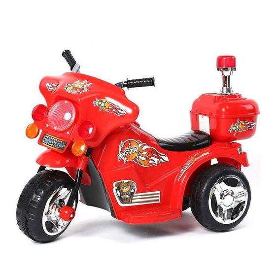 Imagem de Moto Elétrica Infantil Recarregável 6,0V Vermelha BW006-VM IMPORTWAY