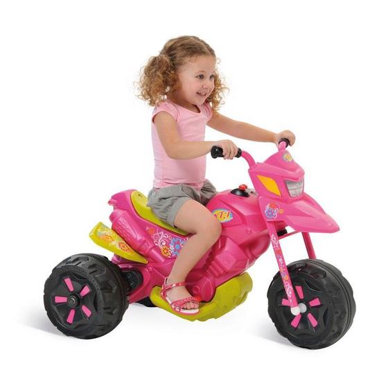 Imagem de Moto Elétrica Infantil XT3 Fashion Rosa 6V - Bandeirante
