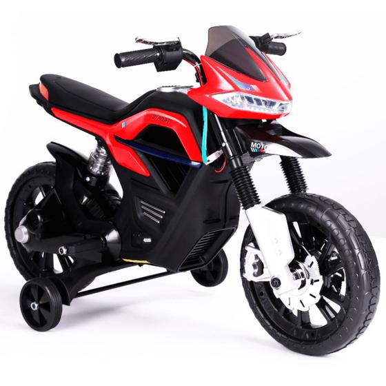 Moto Elétrica Motoca Vermelha Esporte Luxo Carrinho Elétrico Infantil Recarregável Som Motor 5km/h Menor preço em Moto Elétrica Motoca Vermelha Esporte Luxo Carrinho Elétrico Infantil Recarregável Som Motor 5km/h