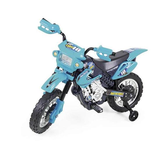 Imagem de Moto Elétrica Motocross Heróis 6V Azul