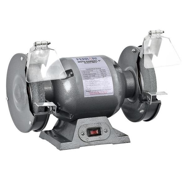 Moto Esmeril Bancada Ferrari Me-6 - 360W - 127/220V Menor preço em Moto Esmeril Bancada Ferrari Me-6 - 360W - 127/220V