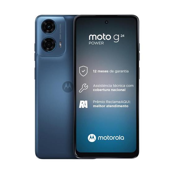 Motorola Moto G24 Power 128gb Azul - Dual Chip