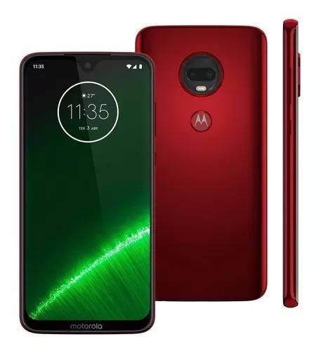 Celular Smartphone Motorola Moto G7 Plus Xt1965 64gb Rubi - Dual Chip