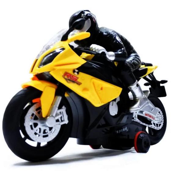 Imagem de Moto Gira 360 Graus Motorcycle Sport S1000 Com Luzes E Sons