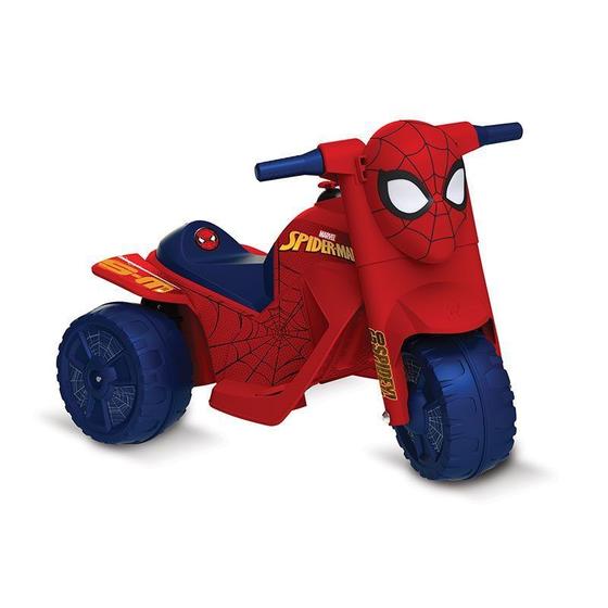 Moto Homem Aranha Elétrica 6V - Brinquedos Bandeirante - Moto Elétrica ...