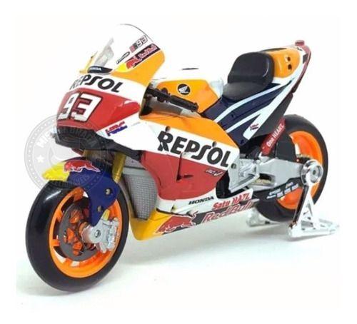 Imagem de Moto Honda Repsol 94 Marc Marquez Tricolor Maisto 1/18