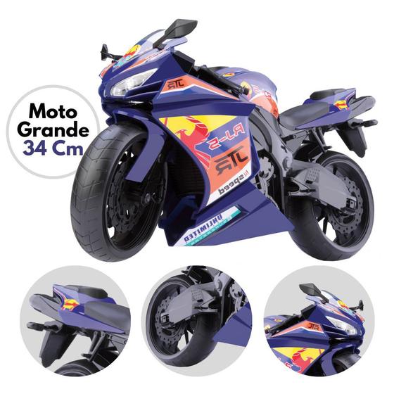 Moto Infantil Brinquedo RM Motorcycle Moto Grande 34.5 Cm - Roma ...