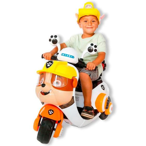 Imagem de Moto Infantil Motinho Elétrica Amarelo Mini Moto