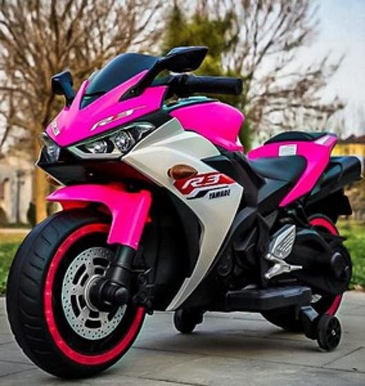 Moto infantil Rosa 12 w Elétrica Menor preço em Moto infantil Rosa 12 w Elétrica