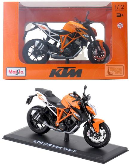 Maisto M32710 – Moto KTM 1290 Super Duke R Échelle 1/12 – Modèle Détaillé, Couleurs Assorties – Collection Ou Cadeau