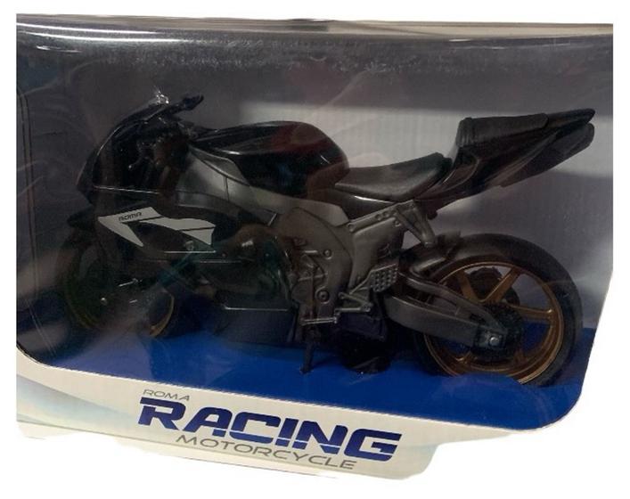 Imagem de Moto Racing Motorcycle Preta Roma Brinquedos Jensen 900