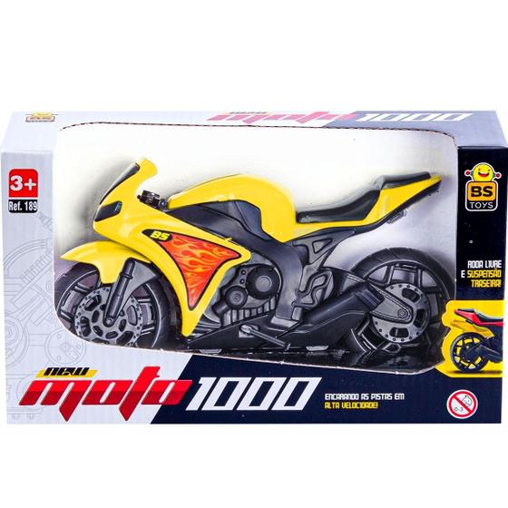 Imagem de Moto Racing New Moto 1000 Brinquedo Infantil - Bs Toys