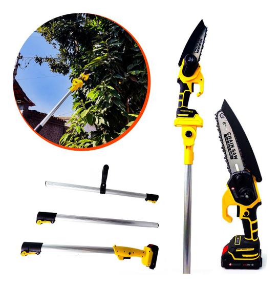 Moto Serra A Bateria Mini Serra Eletrica 25v + Cabo Extensor é boa?