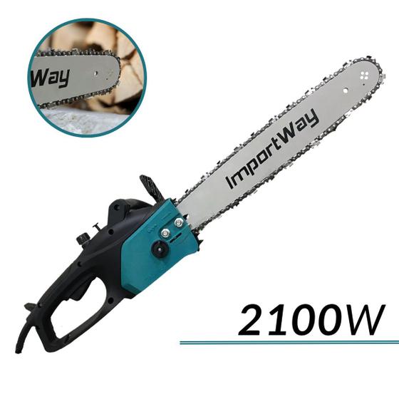 Moto Serra Elétrica Portátil 2100W EletroSerra Sabre 16 Pol 6000 Rpm Importway Iwmse-210 Menor preço em Moto Serra Elétrica Portátil 2100W EletroSerra Sabre 16 Pol 6000 Rpm Importway Iwmse-210