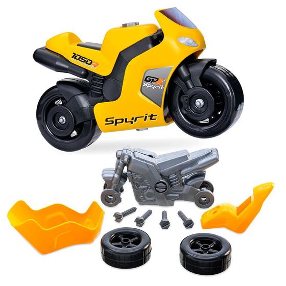 Imagem de Moto Spyrit Com Ferramentas Brincar Mecânico - Usual