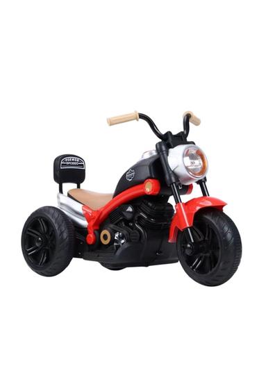 Imagem de Moto Triciclo Elétrica Infantil Bateria 6v Recarregavel Com Luz e Som