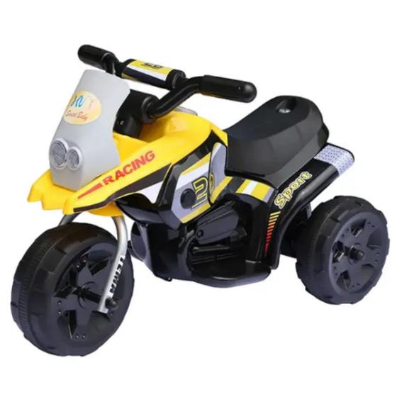 Moto Triciclo Infantil Eletrico Bateria Acende Farol Luz Som Menor preço em Moto Triciclo Infantil Eletrico Bateria Acende Farol Luz Som