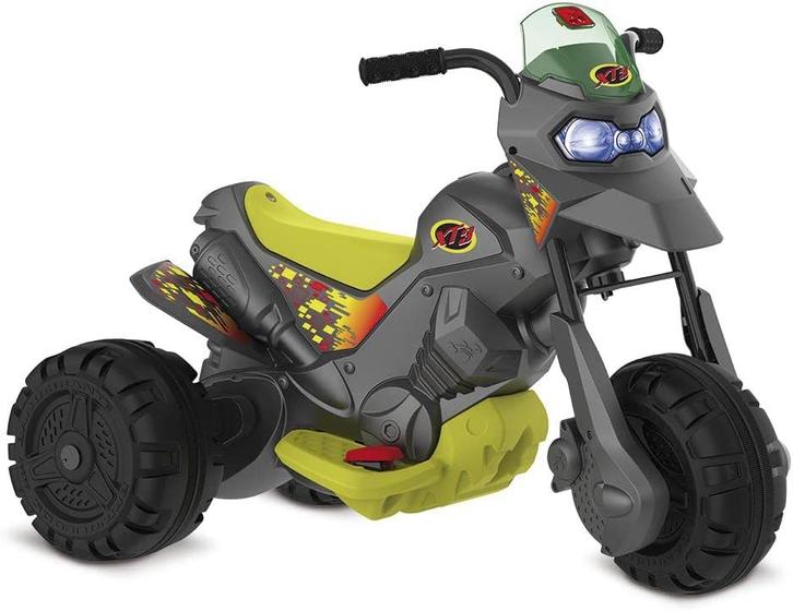 Moto Xt3 Cinza Elétrica 6V Bandeirante - Grafite Menor preço em Moto Xt3 Cinza Elétrica 6V Bandeirante - Grafite