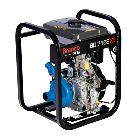 Motobomba Branco BD716E XS 2.1/2 POL / 2POL P.E Menor preço em Motobomba Branco BD716E XS 2.1/2 POL / 2POL P.E