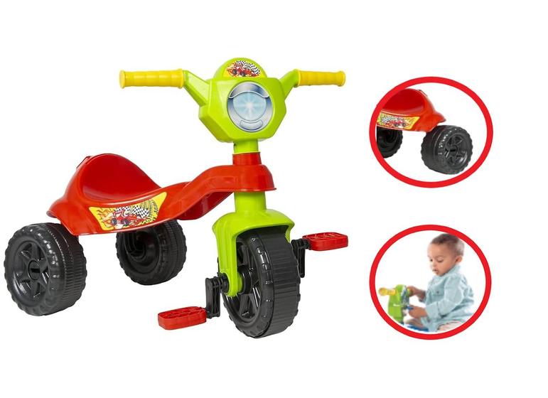 Imagem de Motoca Carros Corrida Triciclo TicoTico Velotrol Até 25kg