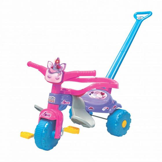 Motoca Triciclo Infantil Unicórnio com Luz - Magic Toys - Velotrol e ...