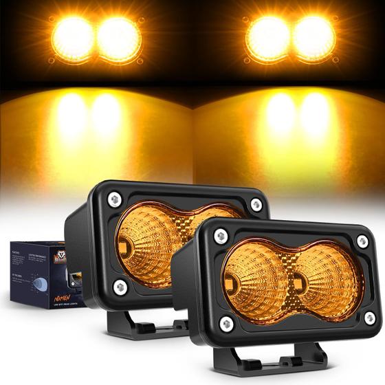 Imagem de Motocicleta Light Pods Nilight Amber 3 polegadas 1070LM 2 unidades