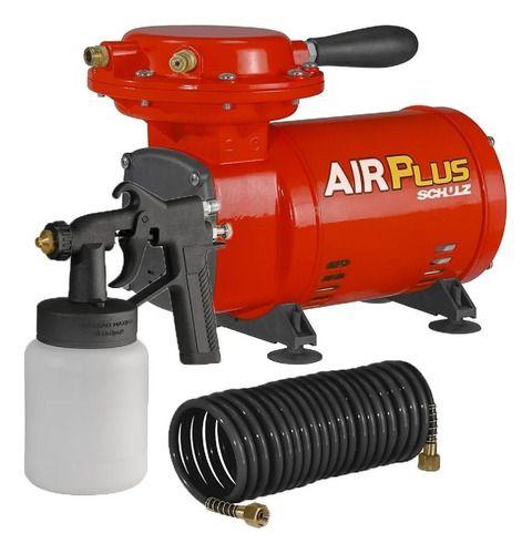 Imagem de MOTOCOMPRESSOR AR PORTATIL DIAFRAGMA MS2,3AIRPLUS 0a40PSI CONT. MONOF. IP00 1/3CV 220V 4P 60Hz C/ALCA C/ACESS.