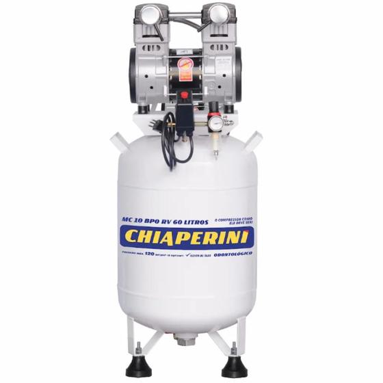 Imagem de Motocompressor Odontológico s/Óleo 60L MC10 127V Chiaperini