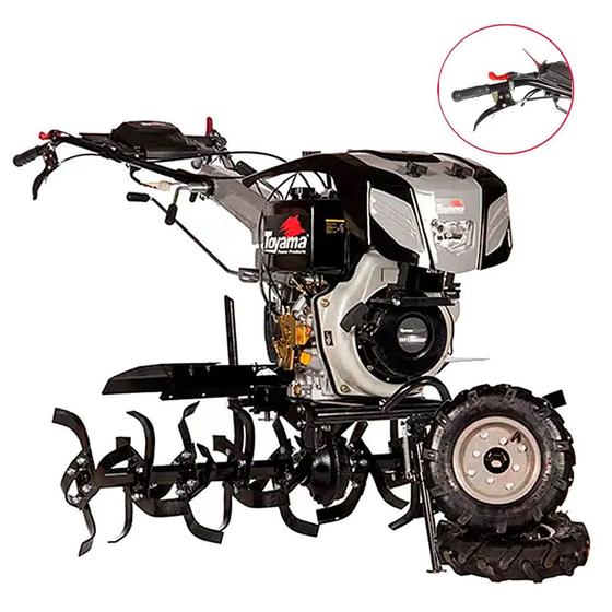 Imagem de Motocultivador Diesel 11 Hp Partida Elétrica Completo Tdt135re8-xp 704-012 Toyama